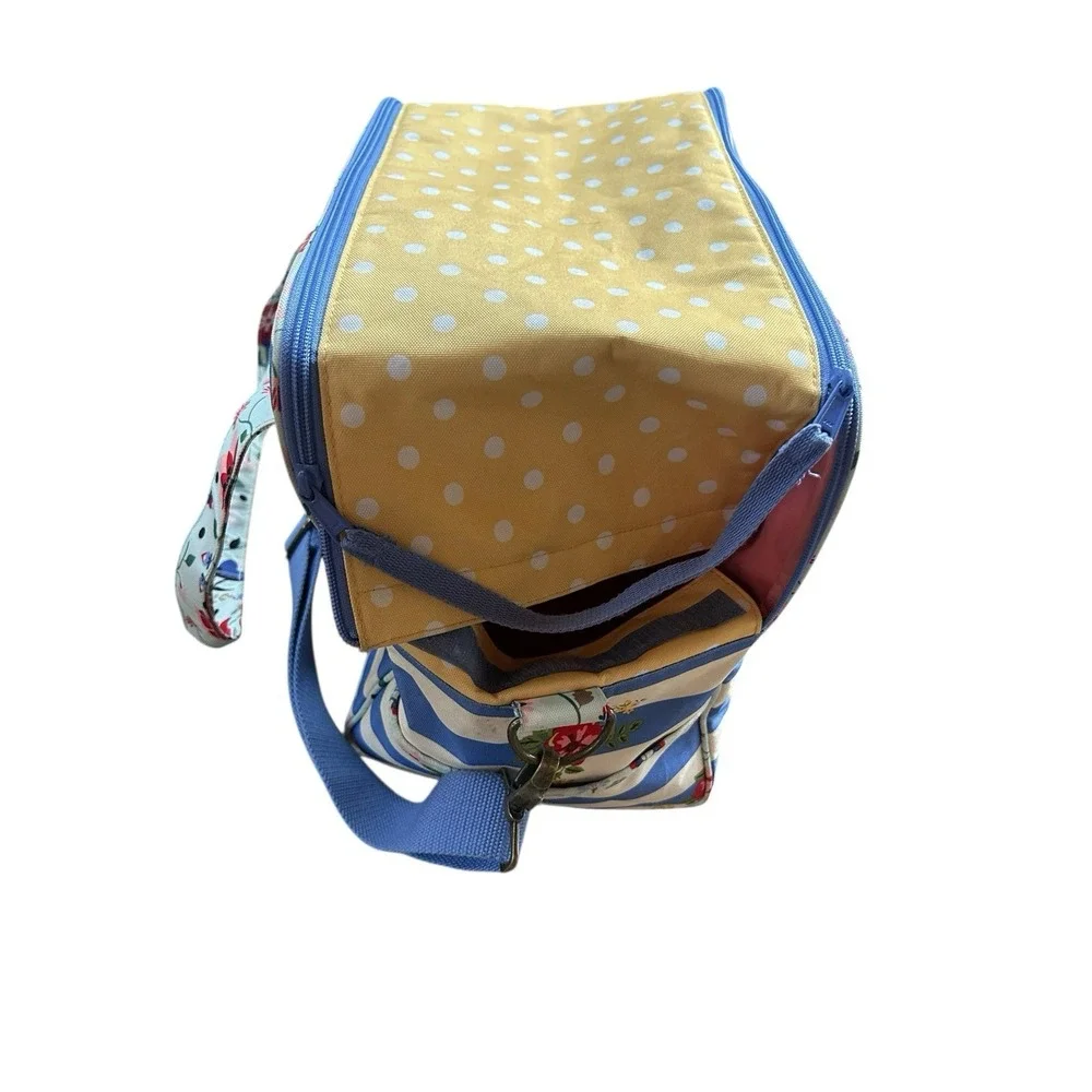 Matilda Jane Diaper Bag Pink Floral Stripe Polka Dot‎ Shoulder Bag Baby Tote